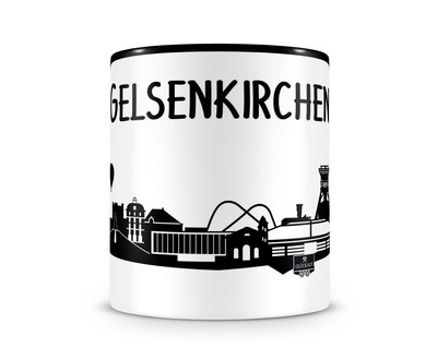Gelsenkirchen Skyline Kaffeetasse Kaffeepott Tasse