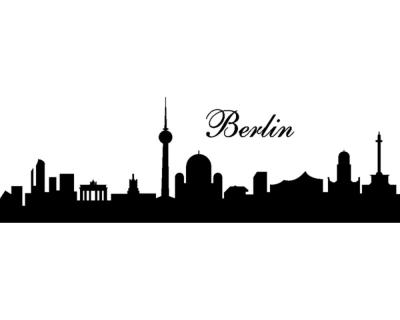 Berlin Skyline Wandaufkleber - Ansicht 1