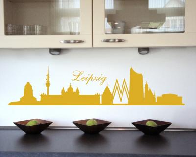 Leipzig Skyline Wandtattoo Wandtattoo