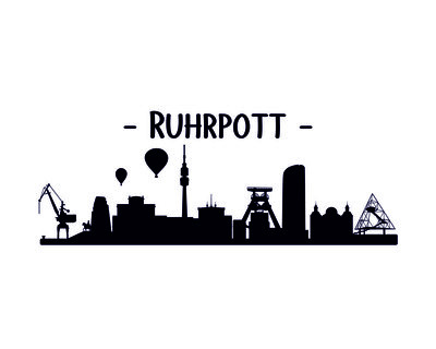 Ruhrpott Skyline Kaffeetasse Kaffeepott Tasse