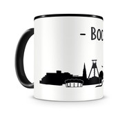 Bochum Skyline Kaffeetasse Kaffeepott Tasse Modellnummer  schwarz/schwarz