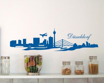 Dsseldorf Skyline Wandtattoo Wandtattoo