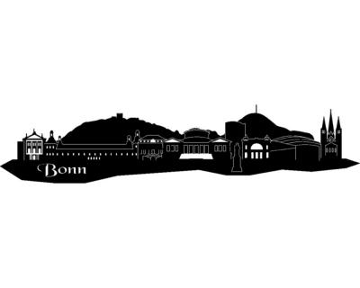 Bonn Skyline Wandtattoo