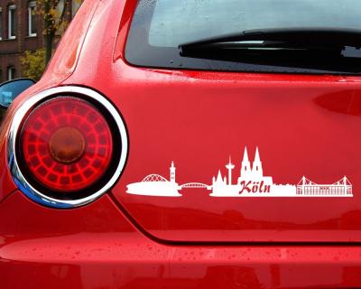 Kln Skyline Sticker Aufkleber Aufkleber