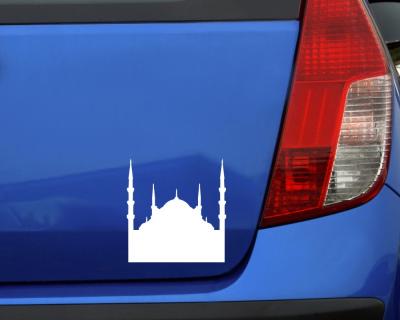 Blaue Moschee Autoaufkleber