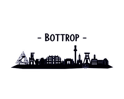 Bottrop Skyline Kaffeetasse Kaffeepott Tasse