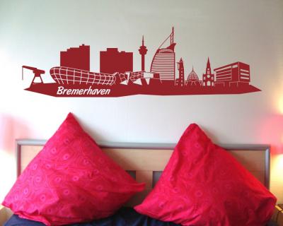 Bremerhaven Skyline Wandtattoo Wandtattoo