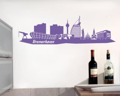 Bremerhaven Skyline Wandtattoo Wandtattoo