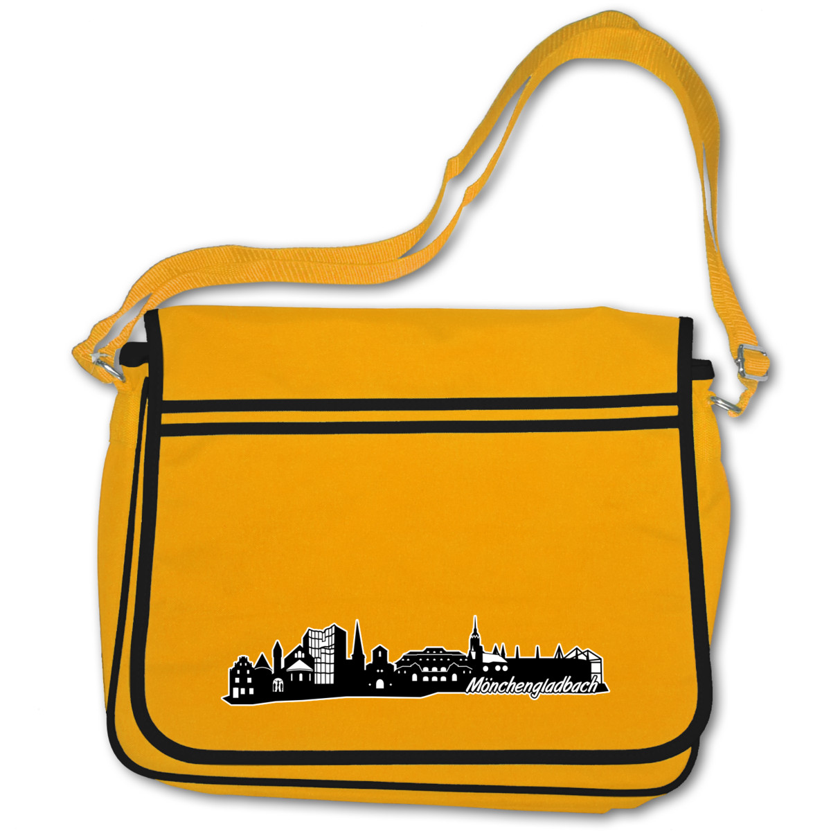 Freizeittasche Mönchengladbach City Skyline Umhängetasche 4 Farben 40x30x10cm