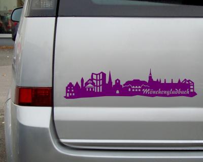 Mnchengladbach Skyline Aufkleber Aufkleber