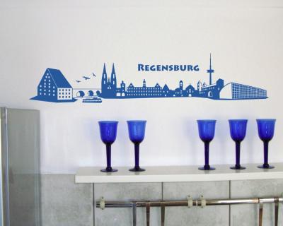 Regensburg Skyline Wandtattoo Wandtattoo