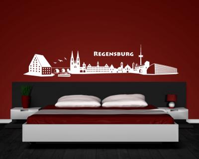 Regensburg Skyline Wandtattoo Wandtattoo