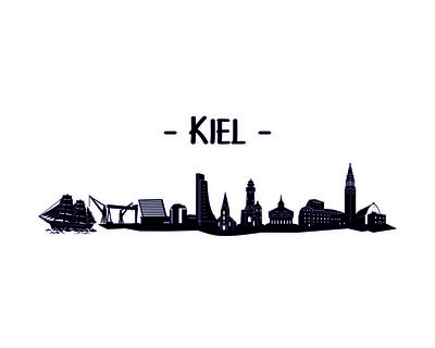 Kiel Skyline Kaffeetasse Kaffeepott - Ansicht 4