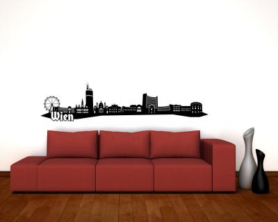 Wien Skyline Wandaufkleber - Ansicht 3