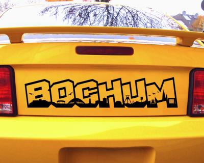 Bochum Schriftzug Autoaufkleber - Ansicht 2