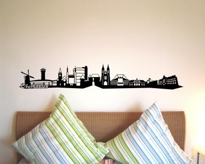 Oberhausen Skyline Wandtattoo - Ansicht 2