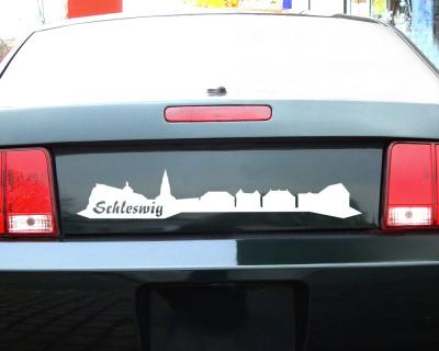 Schleswig Skyline Aufkleber