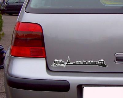 Schleswig Skyline Autoaufkleber - Ansicht 3