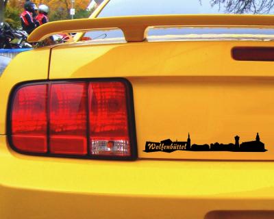 Wolfenbüttel Skyline Autoaufkleber