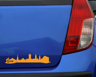 Gera Skyline Aufkleber - Ansicht 2