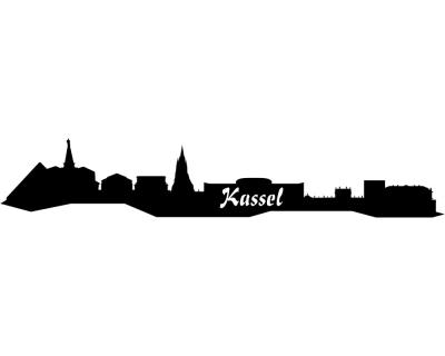 Kassel Skyline Sticker Aufkleber
