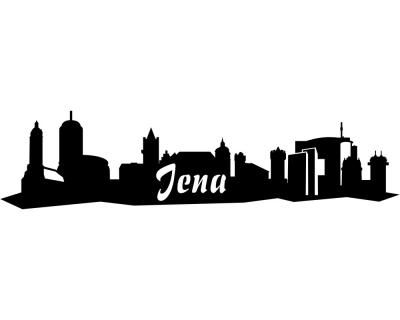 Jena Skyline Aufkleber