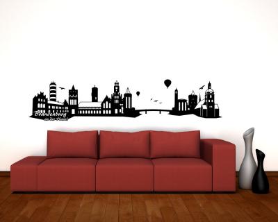 Brandenburg a.d. Havel Skyline Wandtattoo Wandtattoo