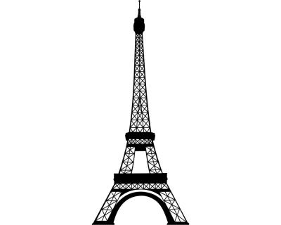 Eiffelturm Wandaufkleber Paris