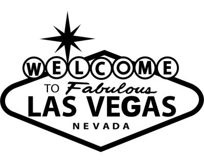 'Welcome to Las Vegas' Wandtattoo