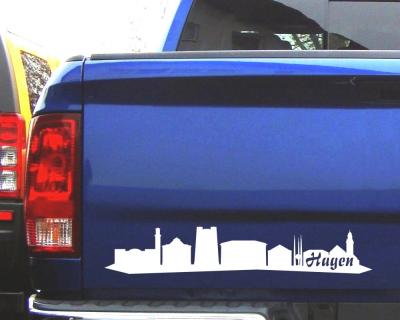 Hagen Skyline Autoaufkleber - Ansicht 3