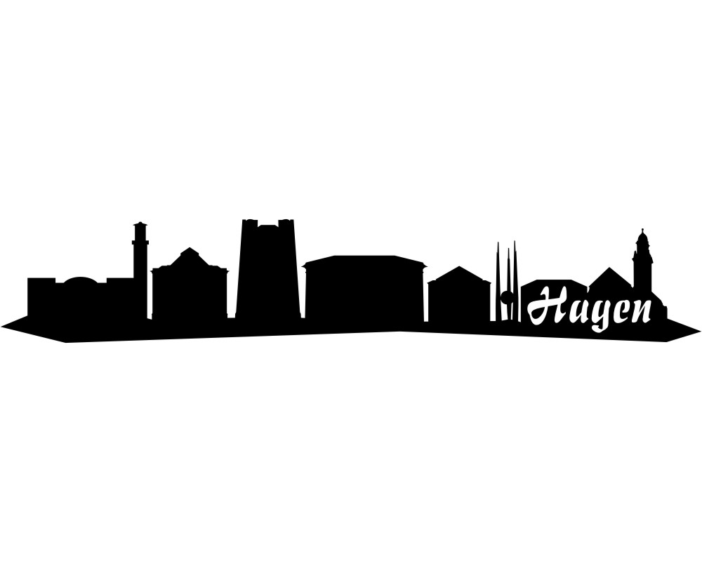 Hagen Aufkleber Skyline Collage - skyline4u