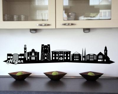 Hagen Skyline Wandtattoo