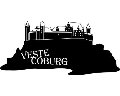 Veste Coburg Skyline Wandtattoo