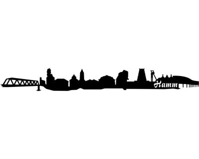 Hamm Skyline Aufkleber - Ansicht 1