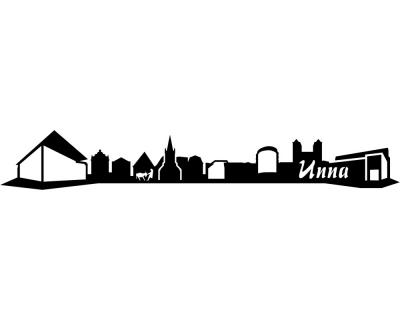 Unna Skyline Aufkleber