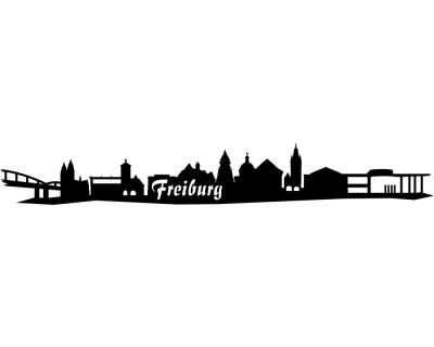 Freiburg Wandtattoo Skyline Wandtattoo - skyline4u