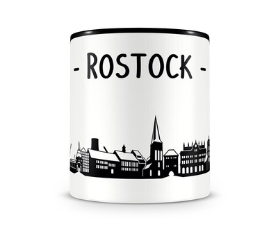 Rostock Skyline Kaffeetasse Kaffeepott - Ansicht 2