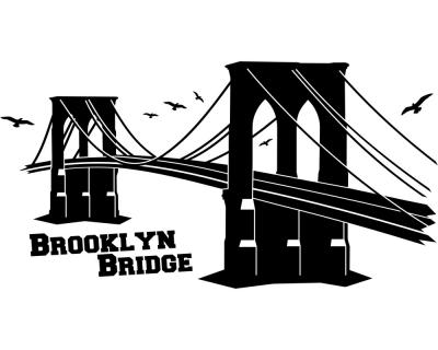 Brooklyn Bridge Wandaufkleber