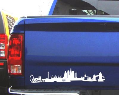 London Skyline Autoaufkleber
