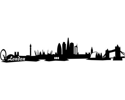 London Skyline Autoaufkleber - Ansicht 1