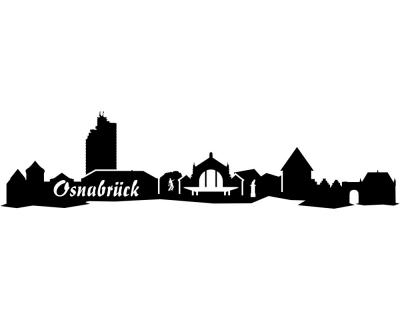 Osnabrück Skyline Aufkleber