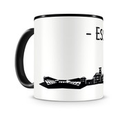 Essen Skyline Kaffeetasse Kaffeepott Tasse Modellnummer  schwarz/schwarz