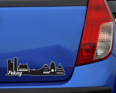 Peking Skyline Autoaufkleber - Ansicht 3
