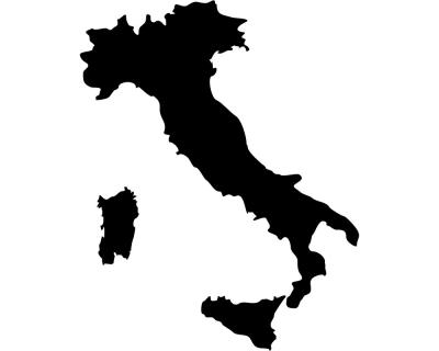 Italien Aufkleber - Ansicht 1
