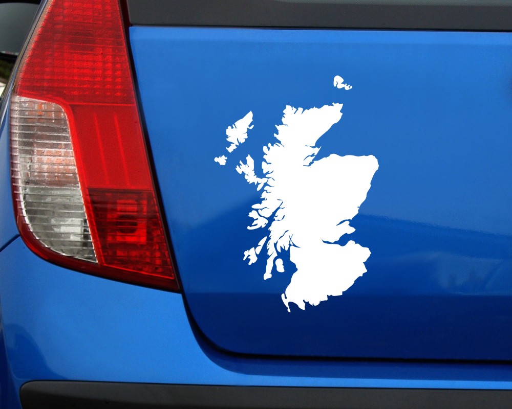 Schottland-Aufkleber Aus PVC – Wetterfest & Flexibel Für Auto, Motorrad, Laptop & Mehr