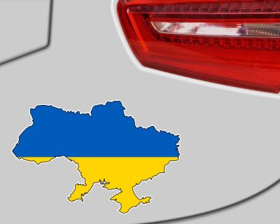 Ukraine Aufkleber Autoaufkleber