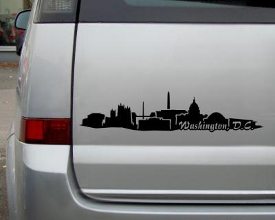 Washington, D.C. Skyline Sticker Aufkleber