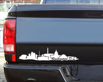 Washington, D.C. Skyline Sticker Aufkleber Aufkleber