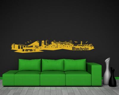 Manchester Skyline Wandtattoo Wandtattoo