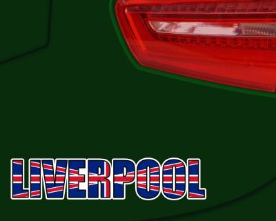 Liverpool Schriftzug Autoaufkleber Aufkleber
